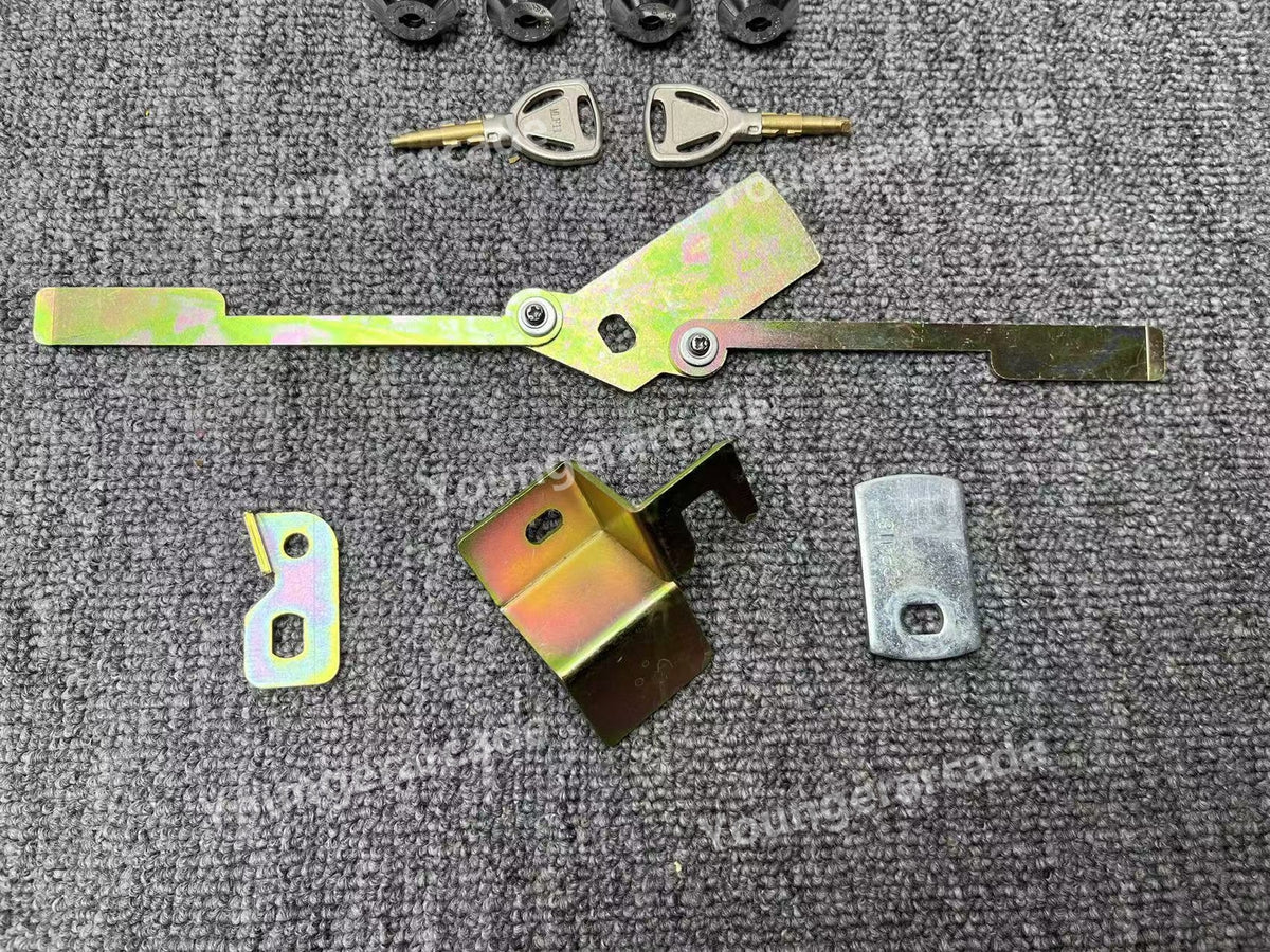 REPRO Sega New Net City/Net City Locks Keys Arcade Parts