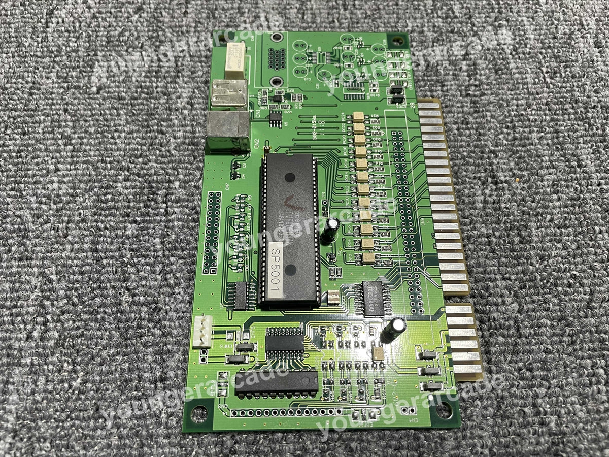 One Player Jamma PCB IO 6 Buttons Board for Street Fighter Serial Tested Working