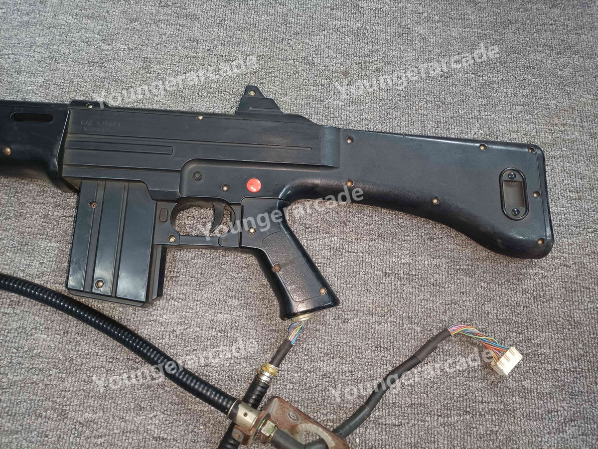 Used Konami World Combat Gun Arcade Game Assembly Tested Working
