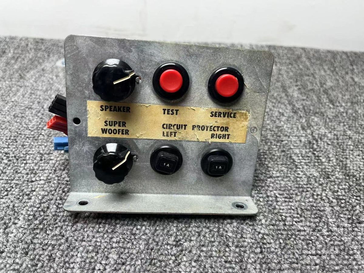 USED Sega Test Service Volume Control Panel Arcade Game Parts Tested Working