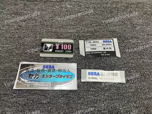 REPRO Stickers for Arcade Game Cabinet