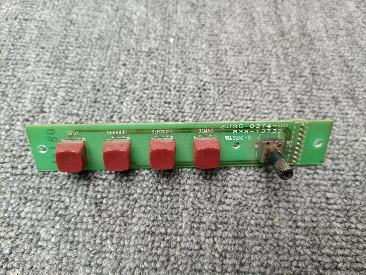 Used Sega New Net City Arcade Game Control Panel Part