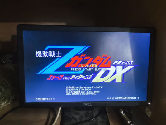 Used Namco System 246 Mobile Suit Gundam Z : AEUG Vs. Titans DX Tested Working