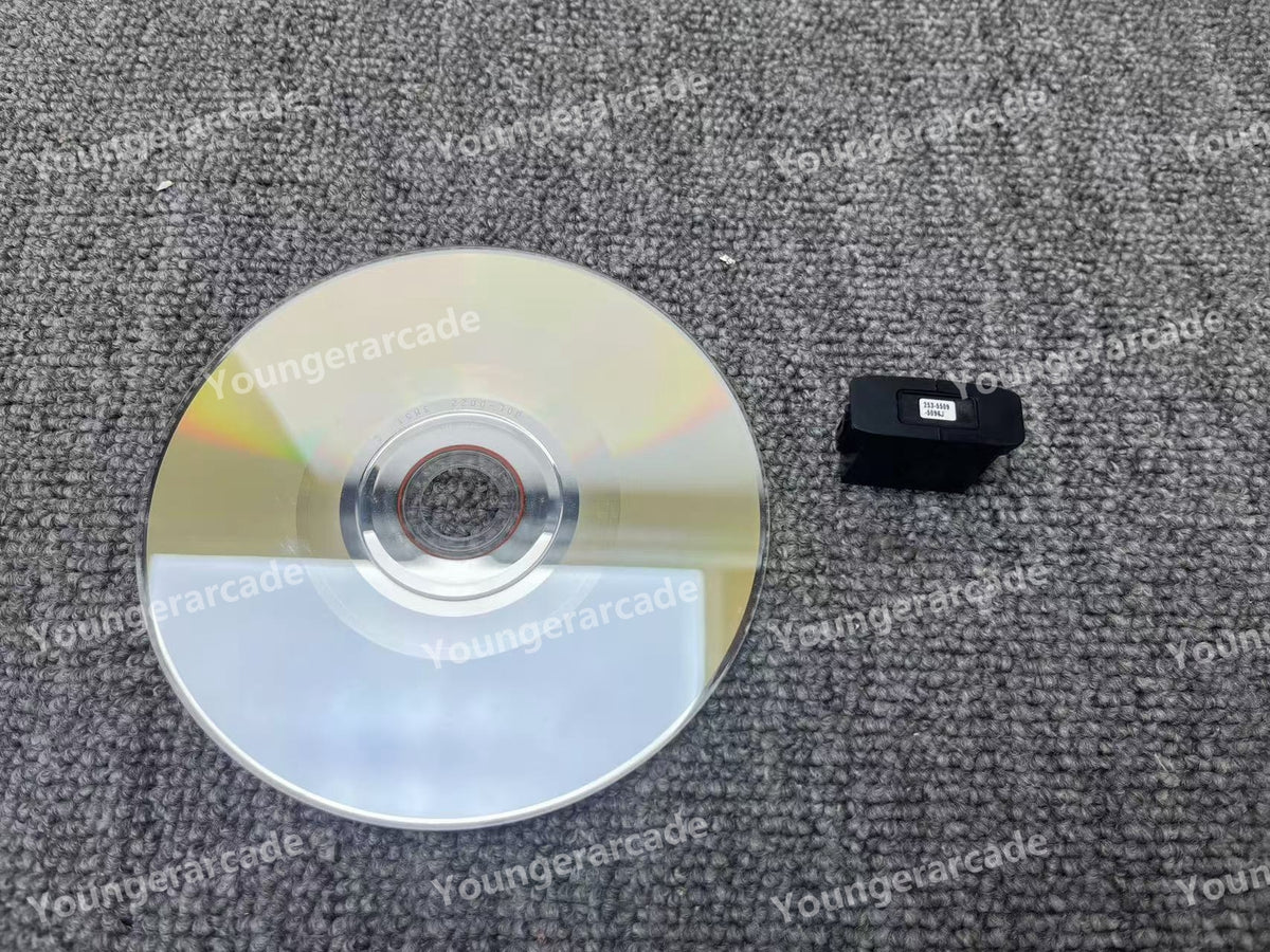 Used Sega Naomi Usagui Yamashiro Mahjong Hen GD-ROM Security Chip Tested Working