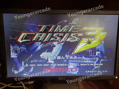 USED Namco System 246 with Time Crisis 3 DVD-ROM Tested Working