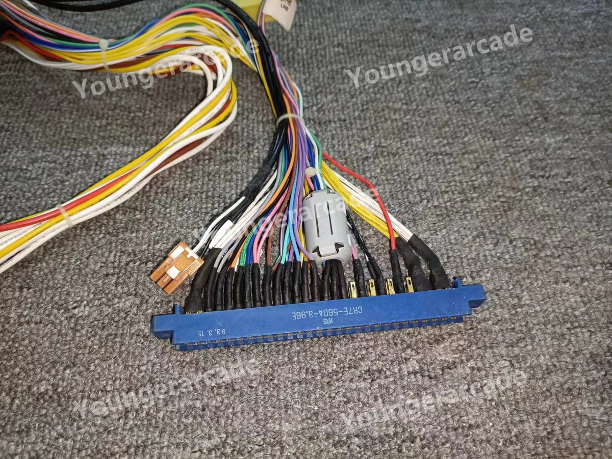 Used Sega Blast City Jamma 28Pin Wiring Harness Arcade Part