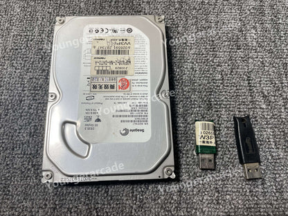 Used Wangan Midnight Maximum Tune 3 DX+ HDD EN Security Chip Tested Working