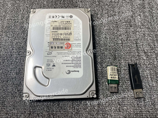 Used Wangan Midnight Maximum Tune 3 DX+ HDD EN Security Chip Tested Working