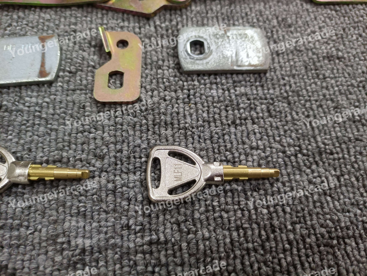 REPRO Sega Blast City Locks Keys Arcade Parts