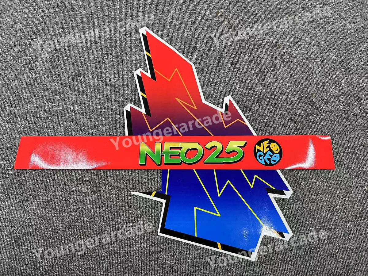 REPRO SNK Neo 25 Cabinet Stickers Side Artset Arcade Game Machine Part
