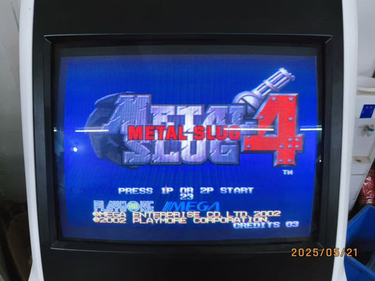 USED SNK NeoGeo MVS Metal Slug 4 Cartridge Tested Working