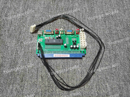 Repro Sega New Net City JVS Board V2.03 JVS Jamma Converter PCB Tested Working