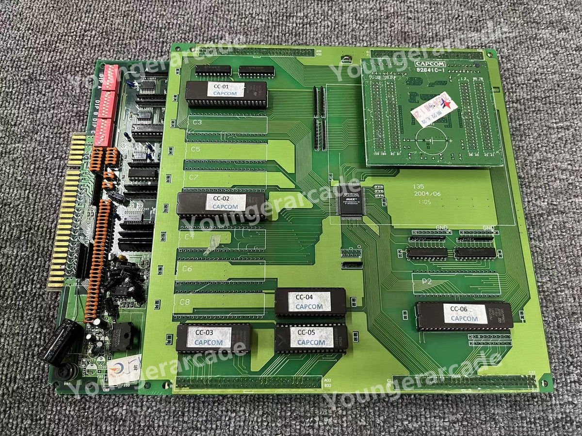 Used Capcom CPS1 U.S. Navy 10MHz Board Arcade Game PCB Tested Working