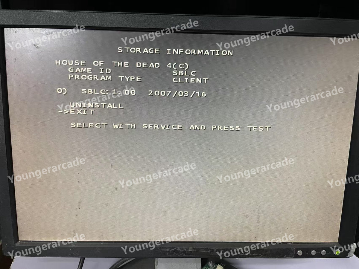Used Sega The House of The Dead 4 DVD-ROM JAPAN Security Chip Tested Working