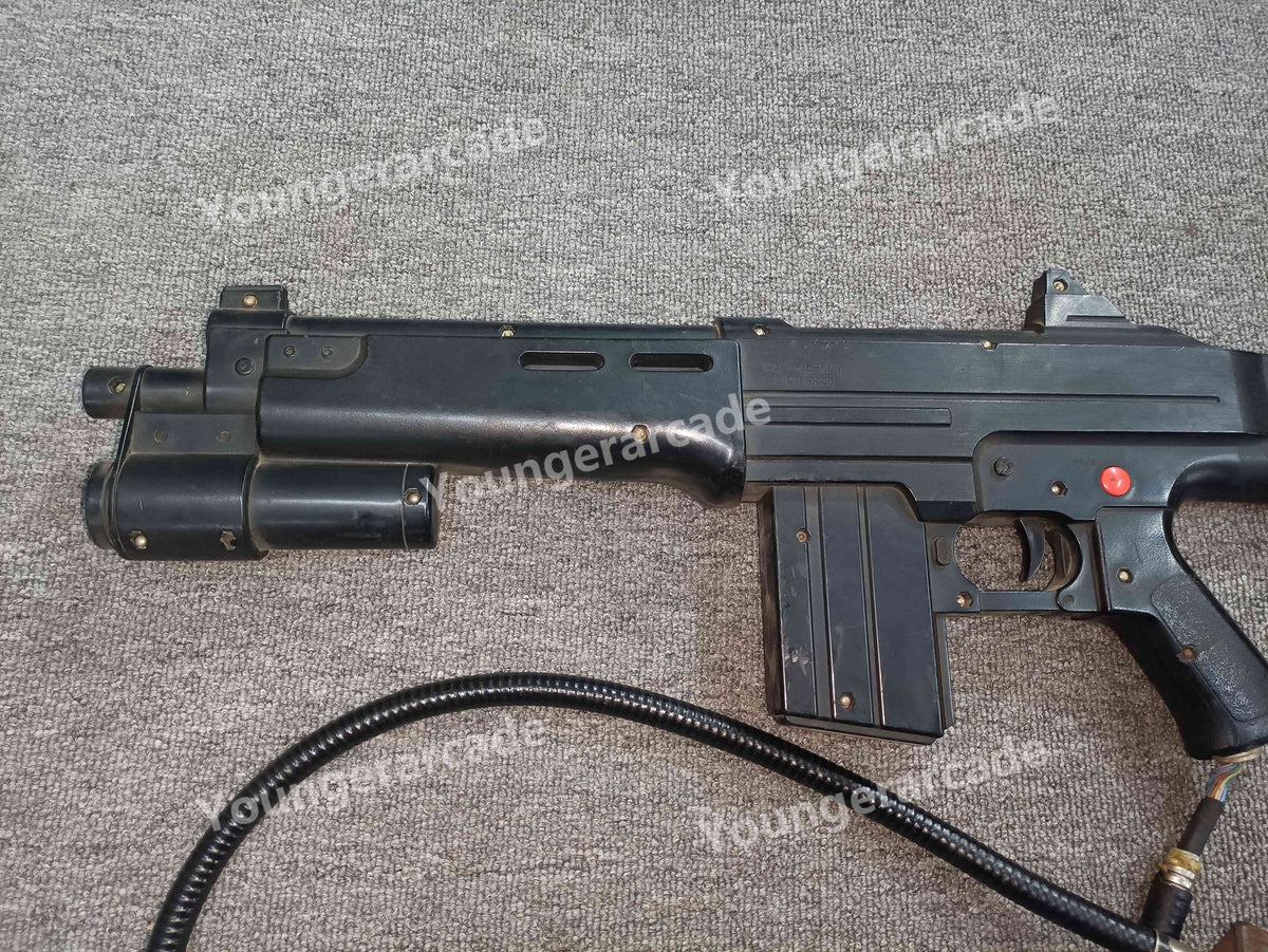 Used Konami World Combat Gun Arcade Game Assembly Tested Working