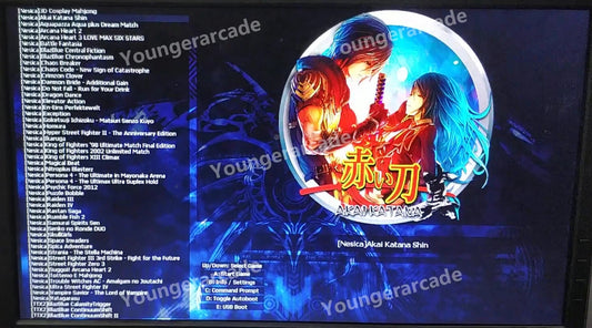 USED Taito Type X2 with 56in1 SSD Multi Games Nesica Tested Working