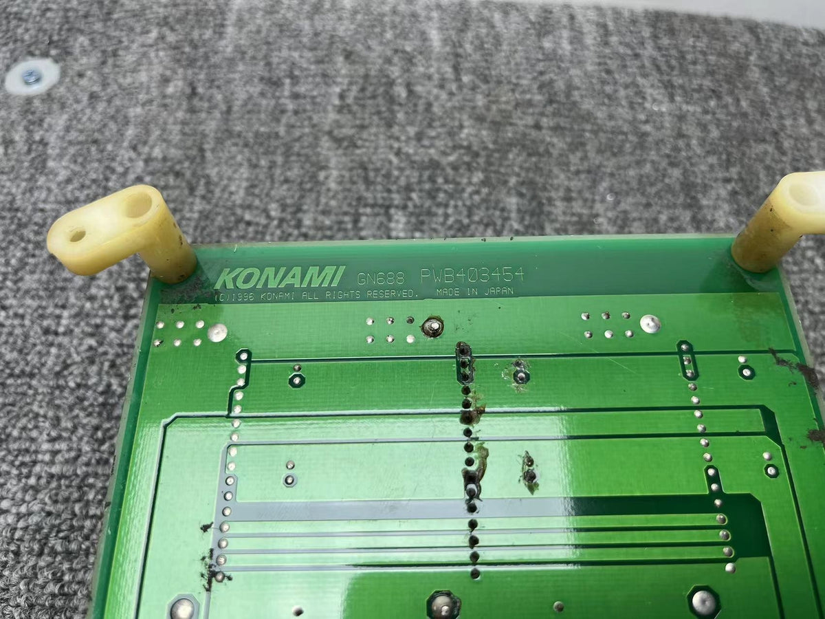 Used Konami GN688 AMP Arcade Game PCB Board Tested Working