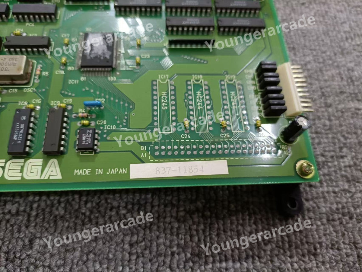 Used Sega 837-11851 Arcade Game IO Board PCB Tested Working