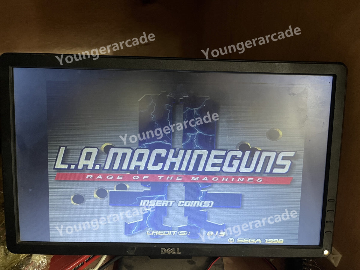 Used Sega Model 3 Step 2.1 L.A.Machineguns ROM Board PCB Tested Working