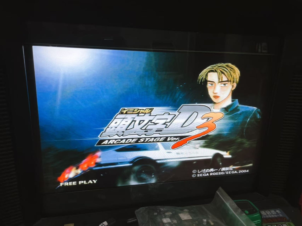 Used Sega Naomi 2 GD-ROM Initial D : Version 3 with Security Chip Tested Working
