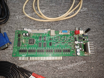 Used Jamma To JVS Board Converter PCB Ver D Tested Working