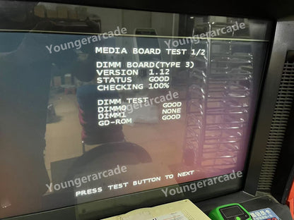 USED Sega Chihiro Type 3 with Wangan Midnight : Maximum Tune 2 Tested Working
