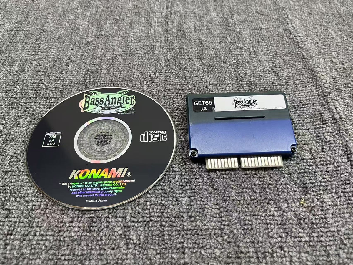 Used Konami System 573 Bass Angler CD-ROM with Security Chip Tested Working
