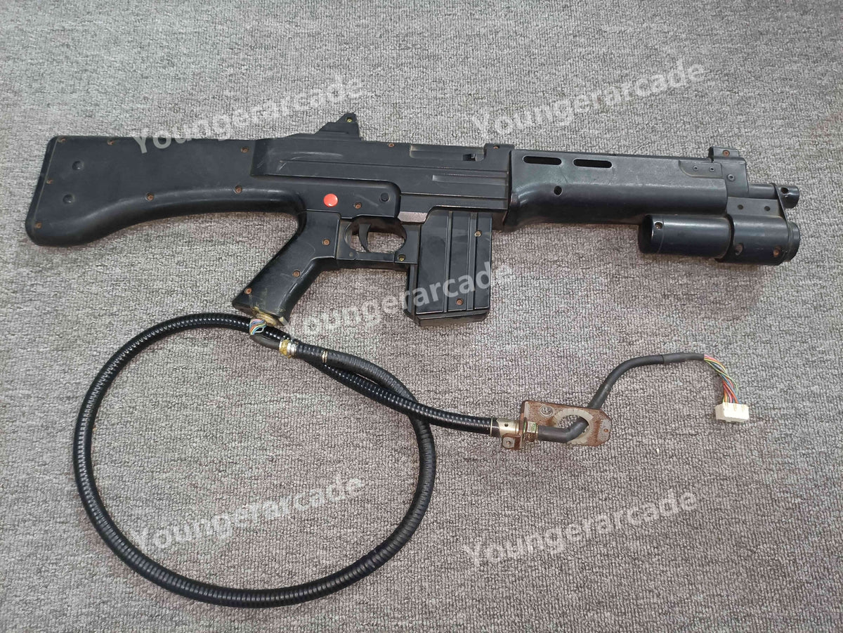 Used Konami World Combat Gun Arcade Game Assembly Tested Working