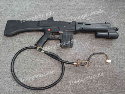 Used Konami World Combat Gun Arcade Game Assembly Tested Working