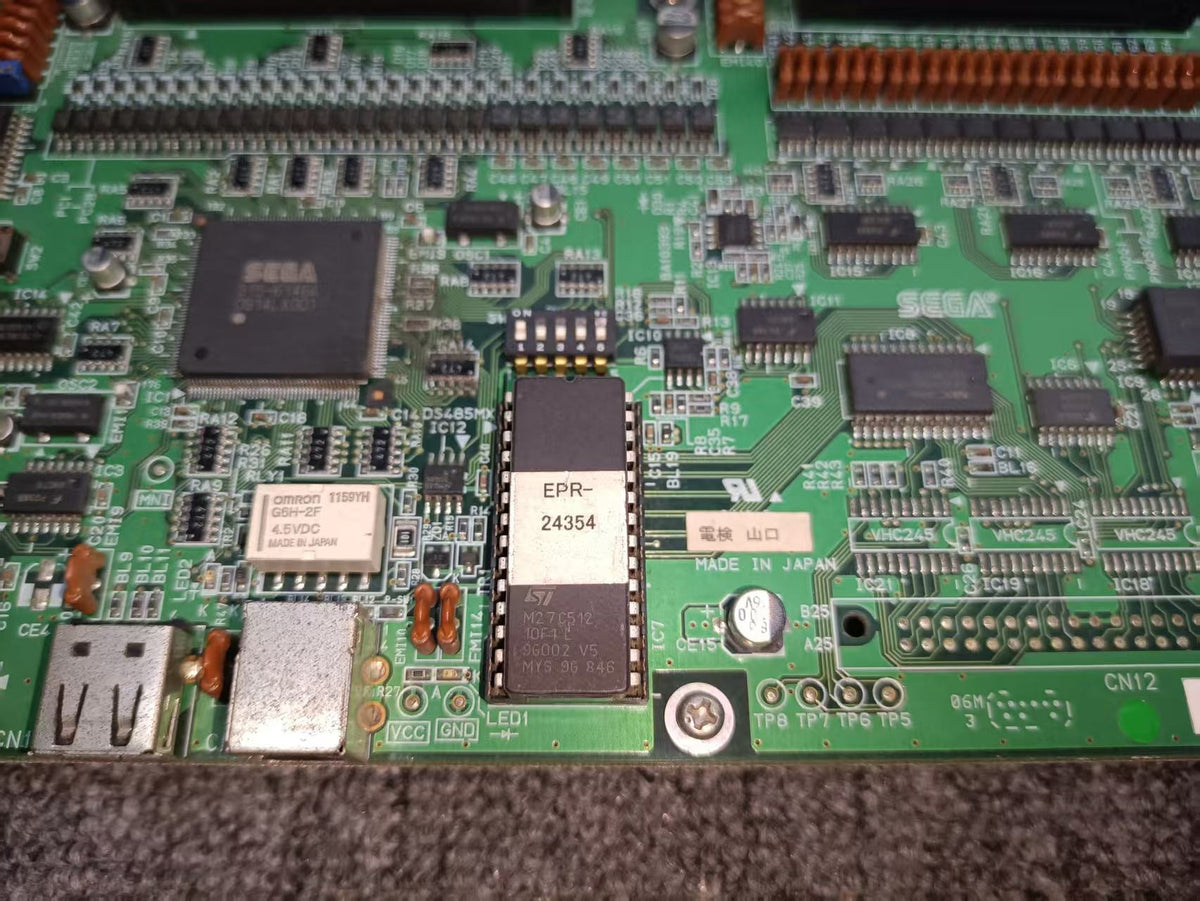 USED Sega Naomi Chihiro JVS I/O PCB Board 837-14645-04 Tested Working