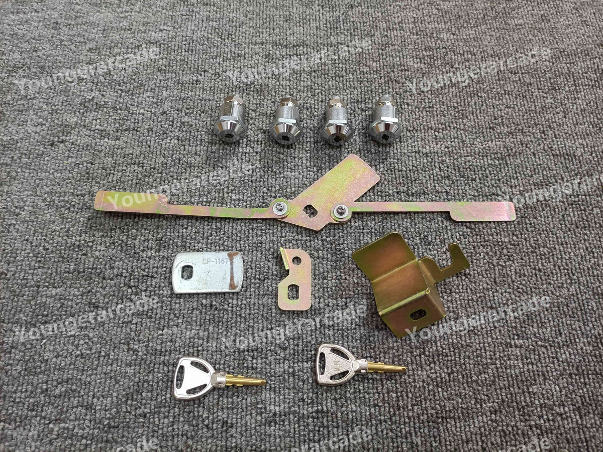 REPRO Sega New Net City Locks Keys Arcade Parts
