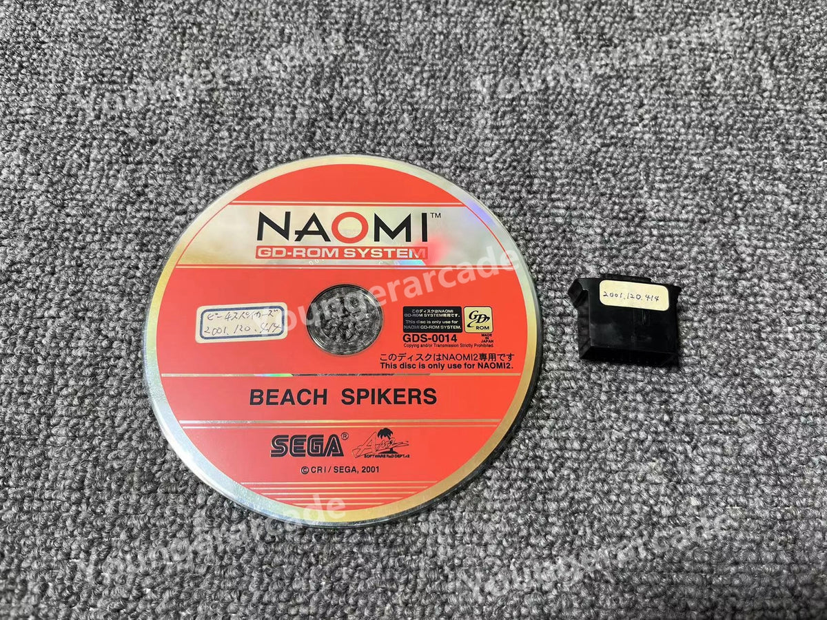 Used Sega Naomi Beach Spikers GD-ROM with Security Chip Tested Working