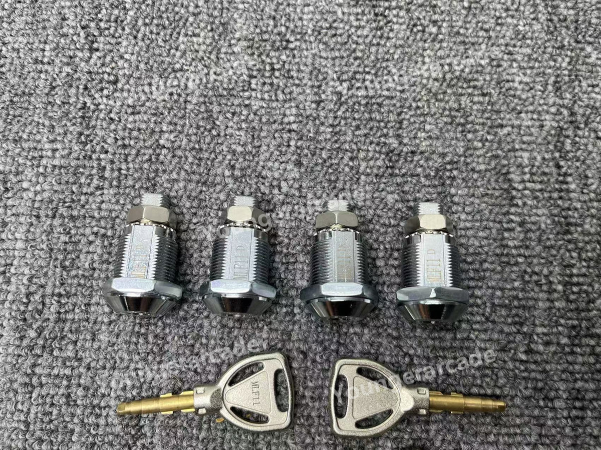 REPRO Sega Blast City Locks Keys Arcade Parts