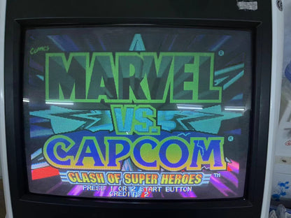 Used Capcom CPS2 Marvel Vs. Capcom : Clash of Super Heroes Tested Working