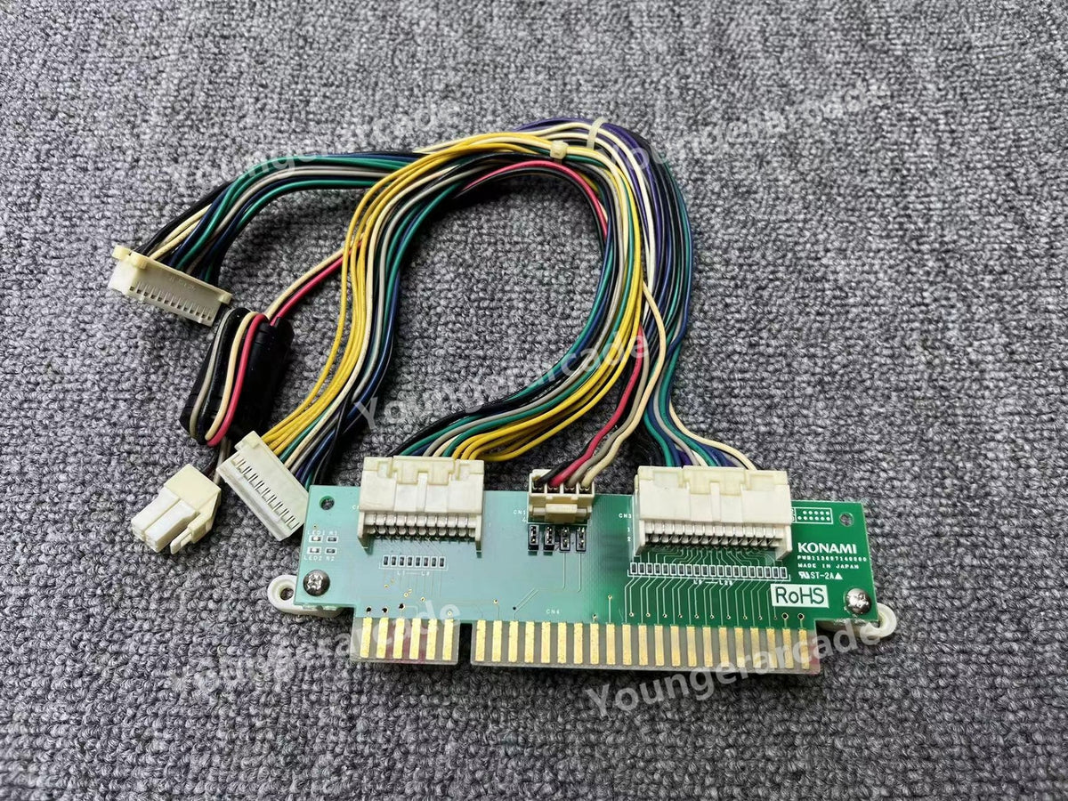 Used Konami Arcade Game Jamma Connector Plug Board Tested Working