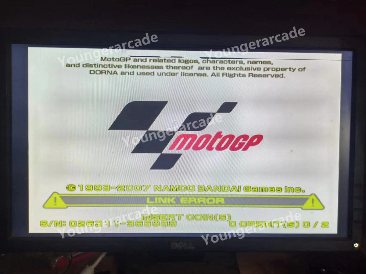 Used Namco System 246 Moto GP HDD with Security Dongle Tested Working