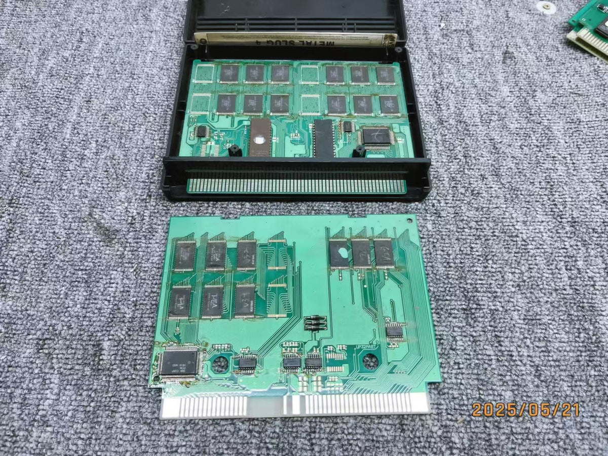USED SNK NeoGeo MVS Metal Slug 4 Cartridge Tested Working