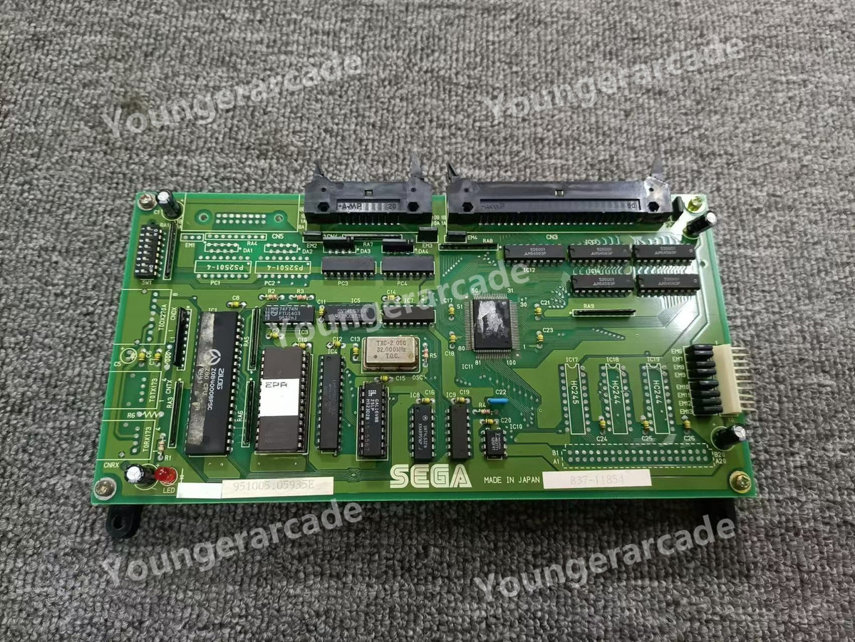 Used Sega 837-11851 Arcade Game IO Board PCB Tested Working