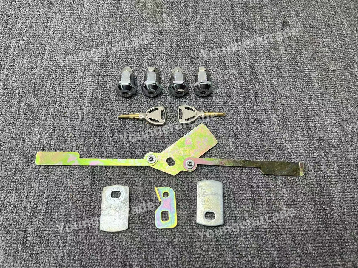 REPRO Sega Blast City Locks Keys Arcade Parts