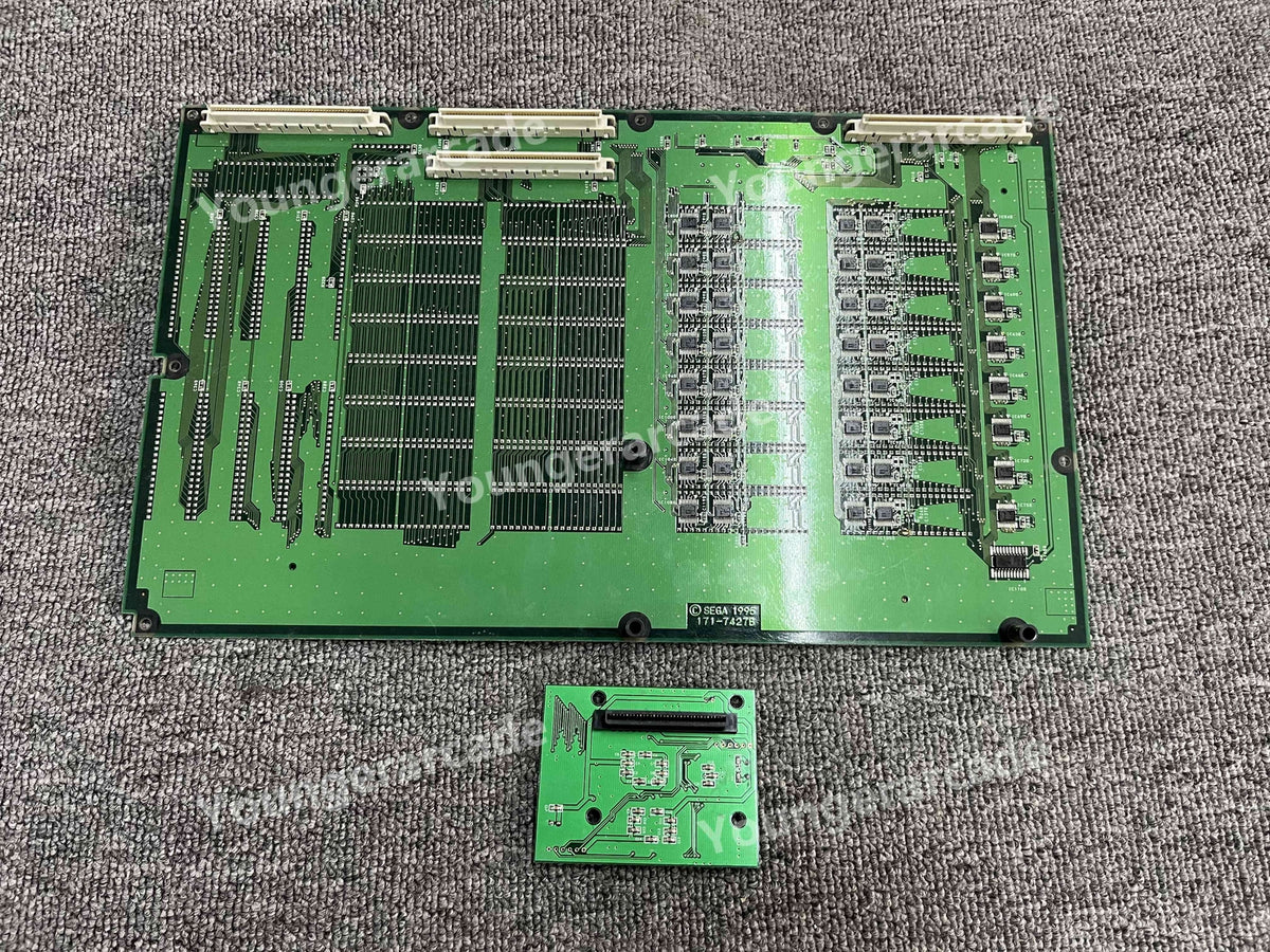 Used Sega Model 3 Step 2.1 L.A.Machineguns ROM Board PCB Tested Working
