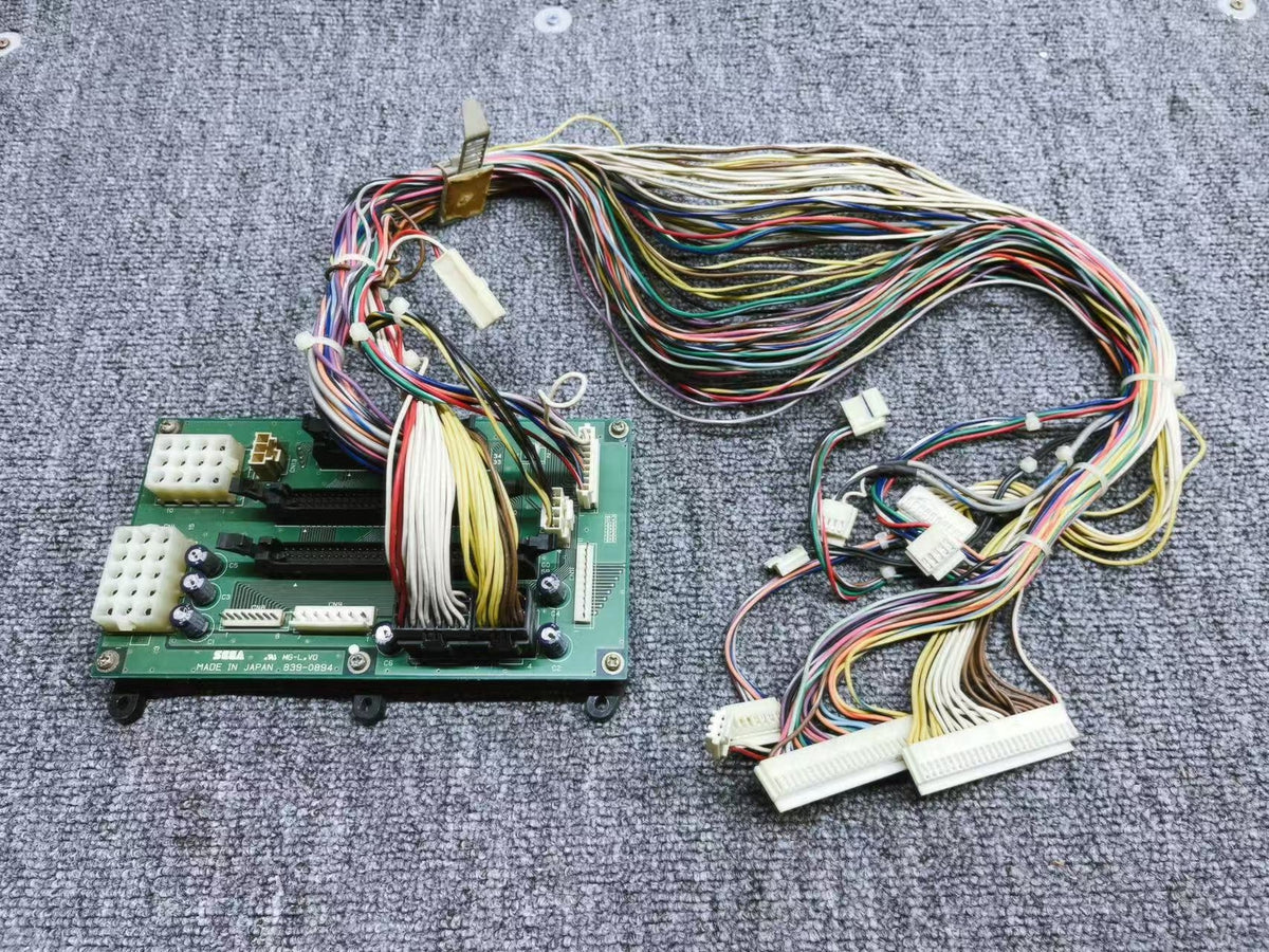 Used Sega Blast City Wiring Harness for Spike Out Tested Working