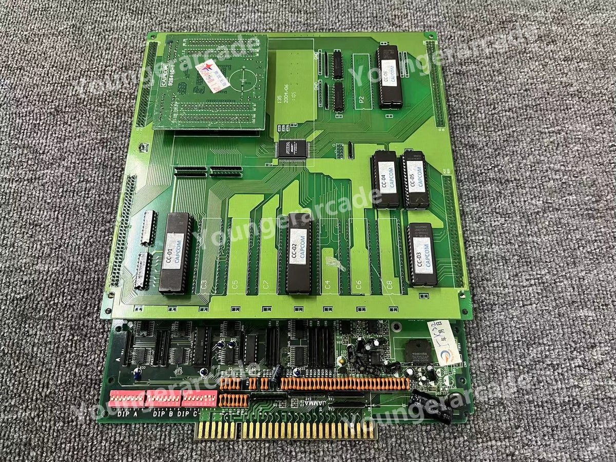 Used Capcom CPS1 U.S. Navy 10MHz Board Arcade Game PCB Tested Working