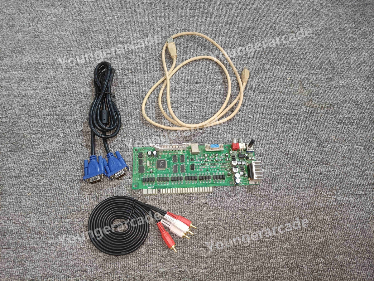 Used Jamma To JVS Board Converter PCB Ver D Tested Working