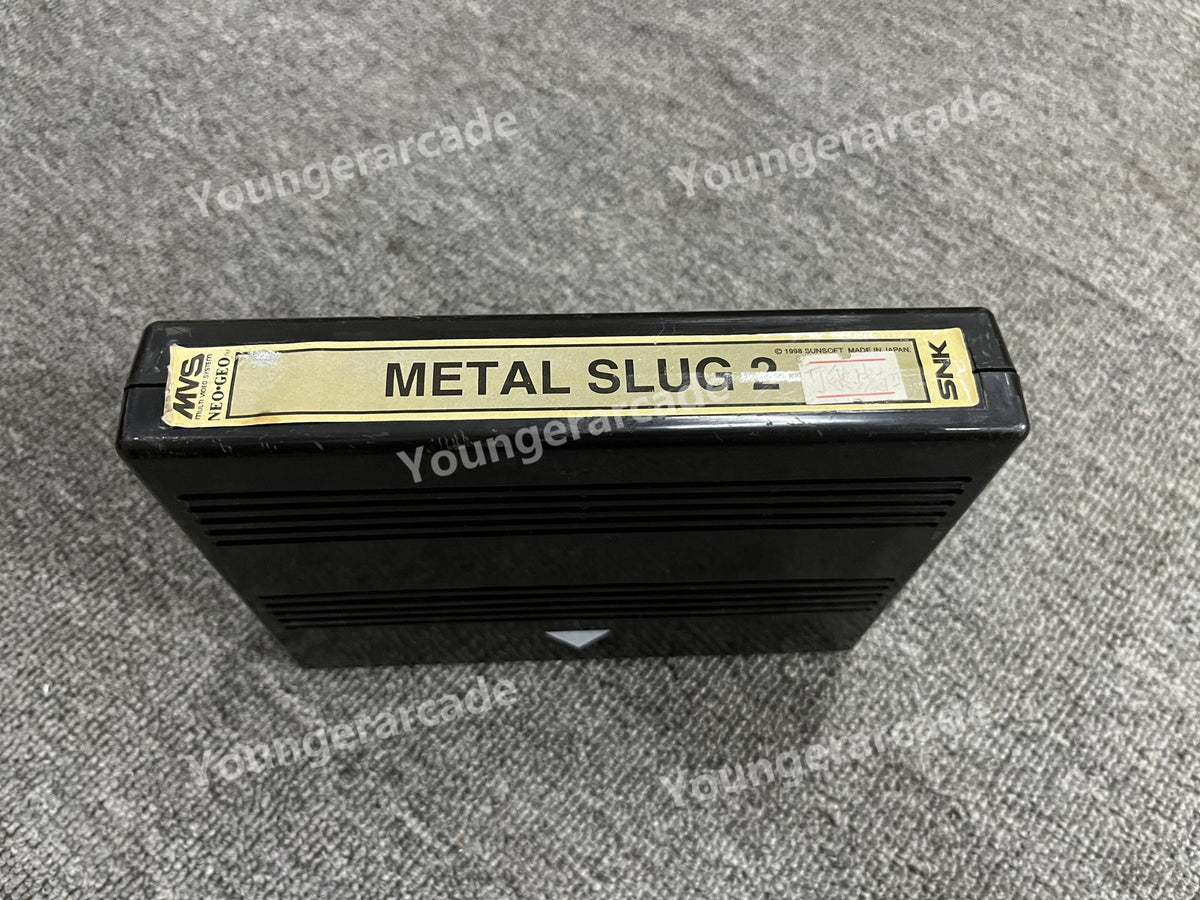USED SNK NeoGeo MVS Metal Slug 2 Cartridge Tested Working