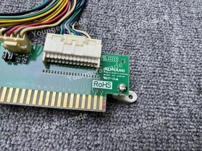 Used Konami Arcade Game Jamma Connector Plug Board Tested Working