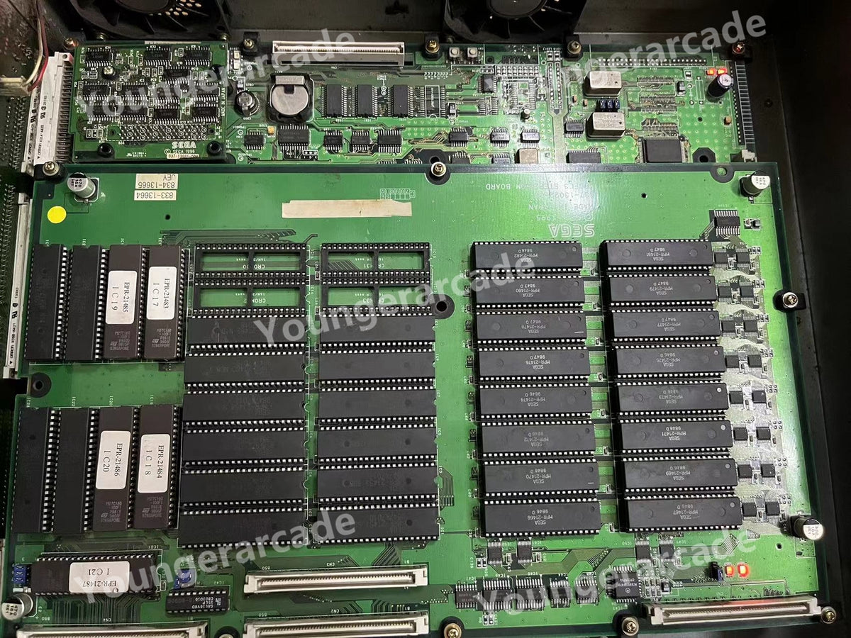 Used Sega Model 3 Step 2.1 L.A.Machineguns Arcade Board Tested Working