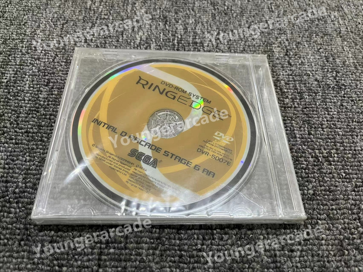 Used Sega Initial D Arcade Stage 6 AA DVD-ROM Tested Working