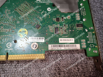 Used Sega Lindbergh Red Motherboard Video Card 7600GS Tested Working