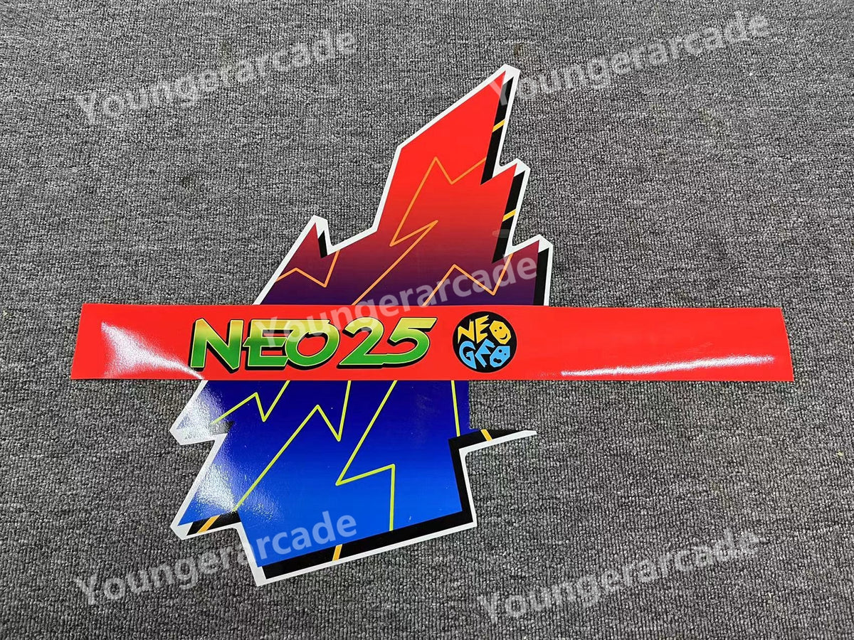 REPRO SNK Neo 25 Cabinet Stickers Side Artset Arcade Game Machine Part