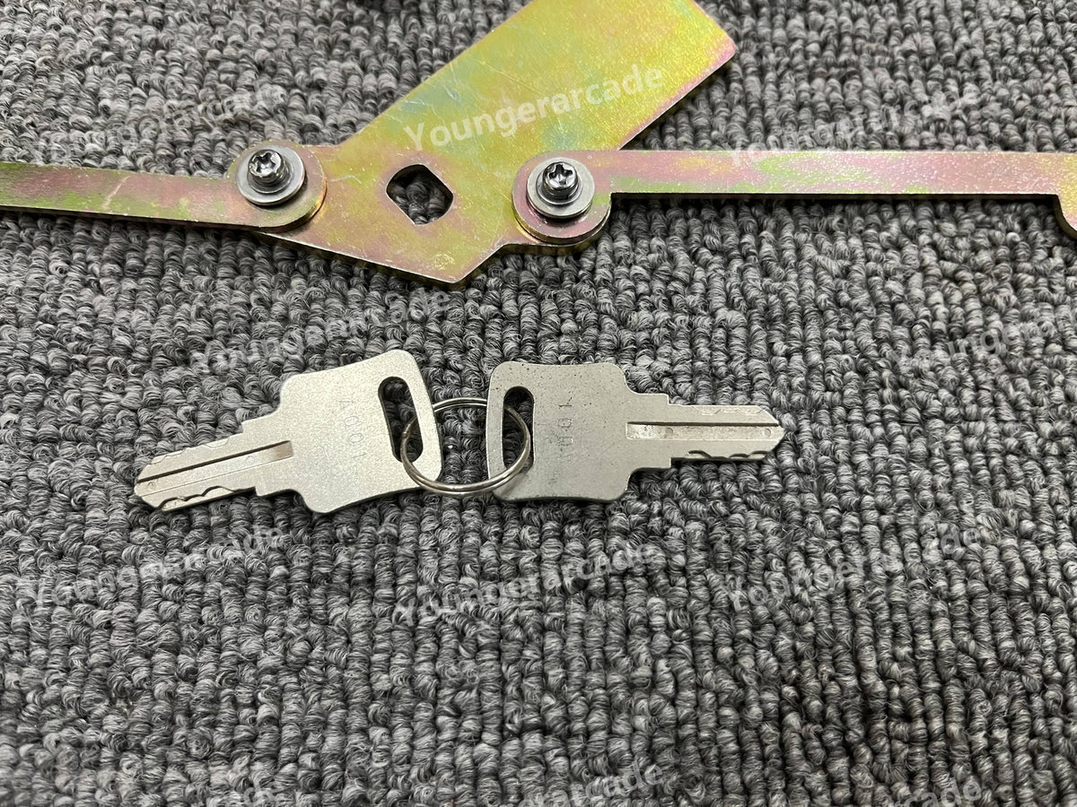 Used Sega New Net City Coin Door A001 Lock Key Arcade Part